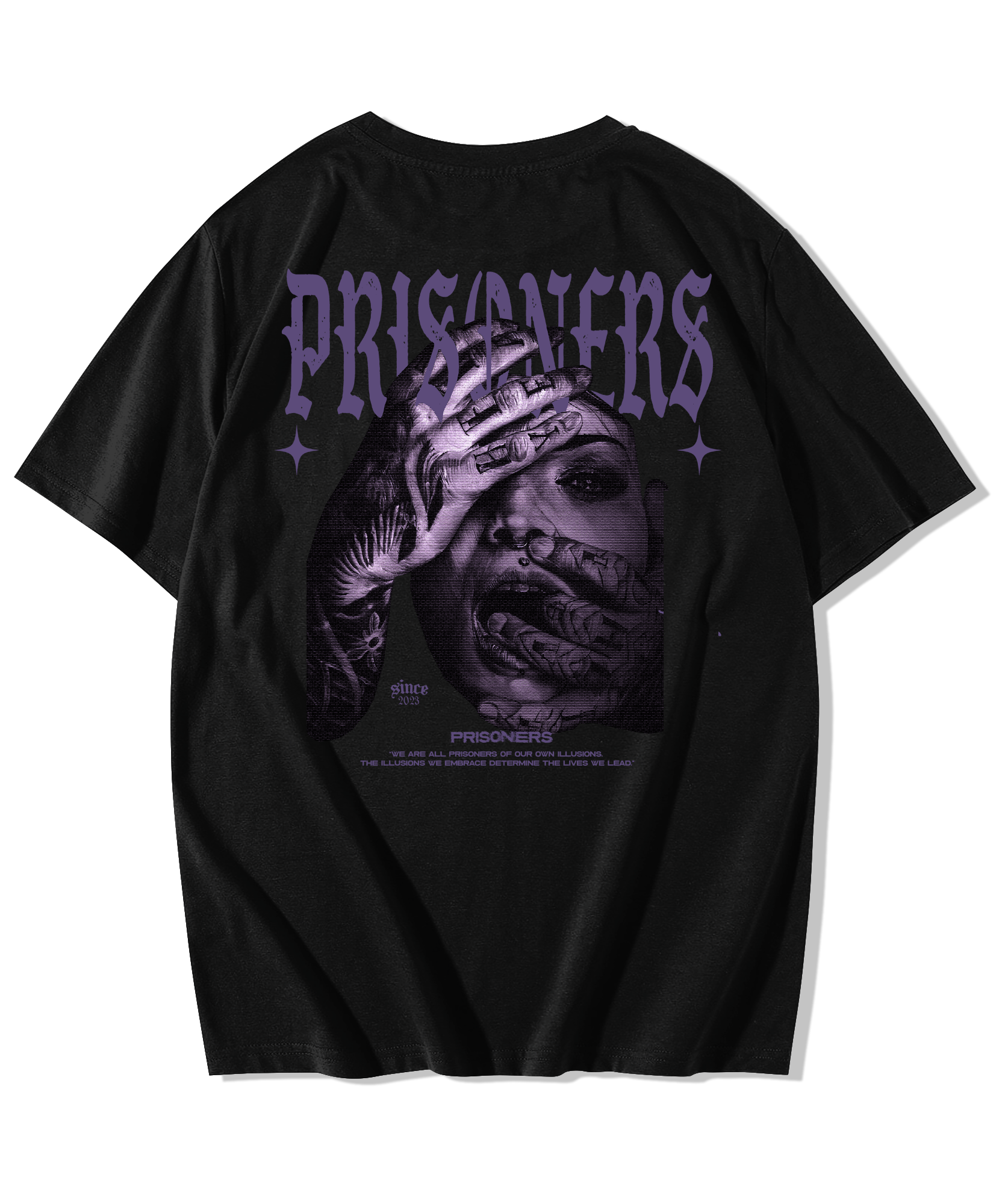 Alfaq Prisoners Oversized T-Shirt - Alfaq